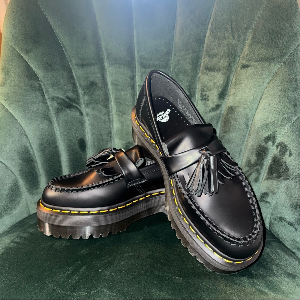 Dr. Martens Adrian Black Loafers Unisex